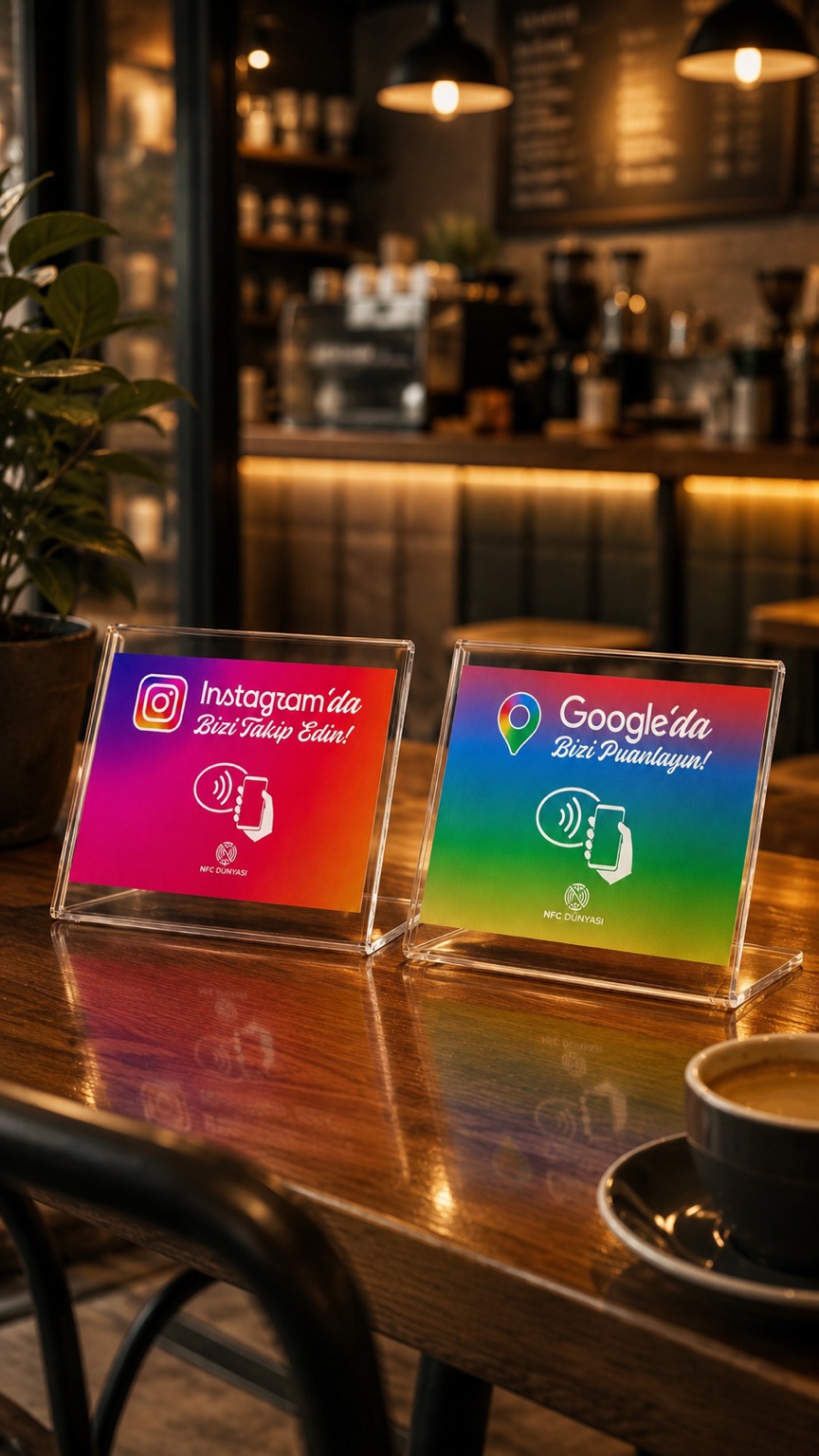 Kafe işletmesi için NFC kart kullanımı