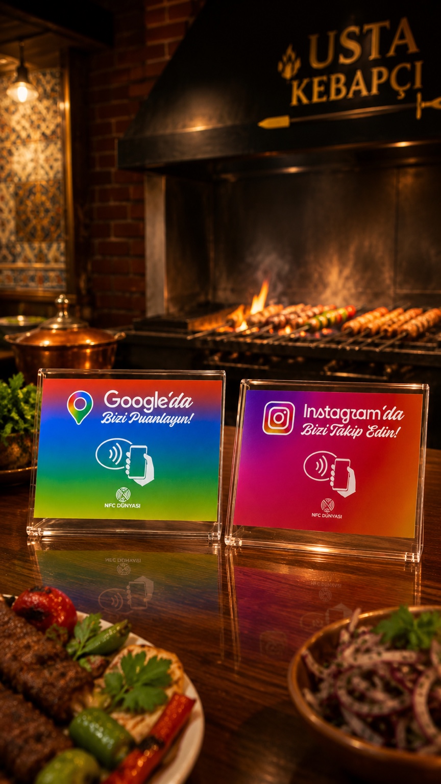 Kebapçı işletmesi için NFC kart kullanımı