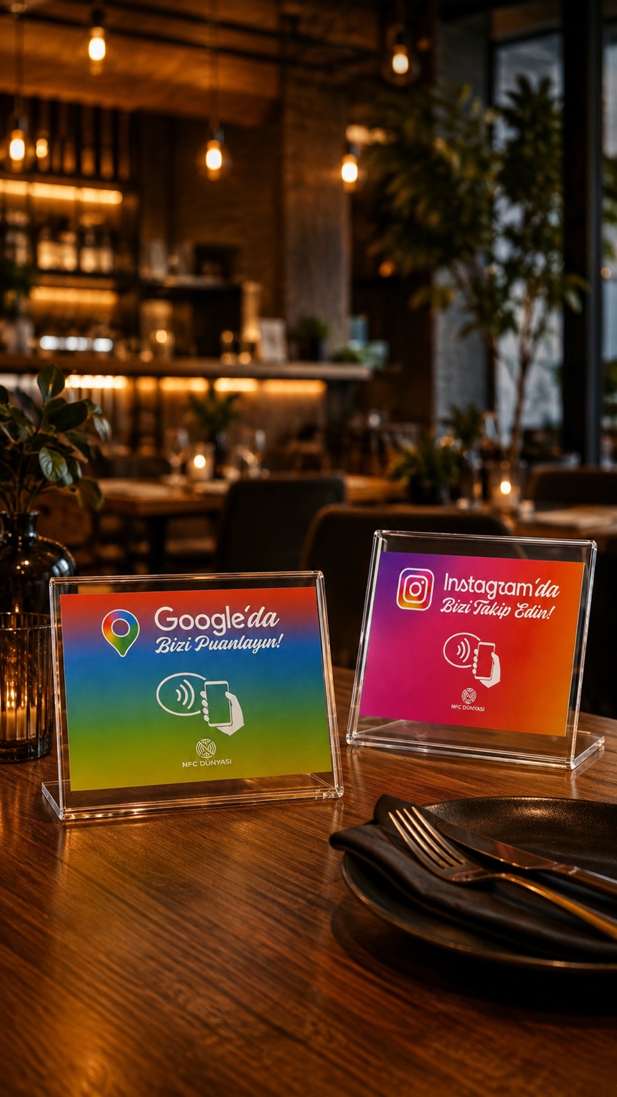 Restoran işletmesi için NFC kart kullanımı